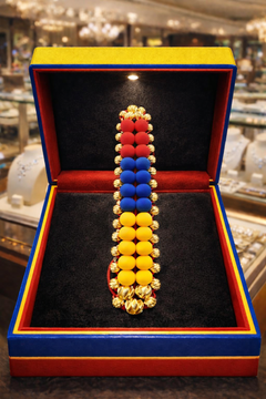 PULSERA COLOMBIA 4 CARRILES