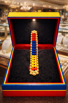 PULSERA COLOMBIA 4 CARRILES