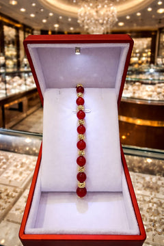 PULSERA DEL AMOR CON ORO LAMINADO