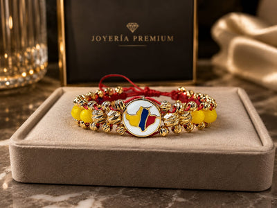PULSERA MAPA DE COLOMBIA LUXURY
