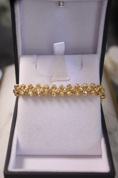 PULSERA ORO LAMINADO 2 CARRILES