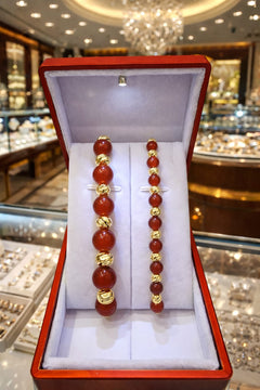 PULSERA DEL AMOR CON ORO LAMINADO