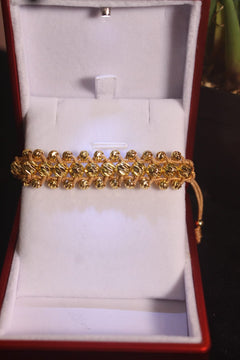 PULSERA 3 CARRILES ORO LAMINADO