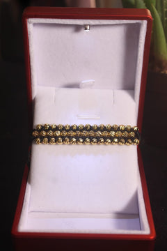 PULSERA 3 CARRILES ORO LAMINADO