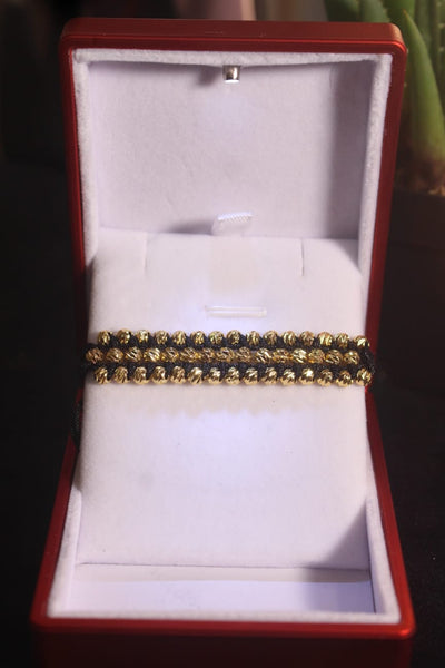 PULSERA 3 CARRILES ORO LAMINADO