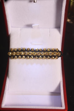 PULSERA 3 CARRILES ORO LAMINADO