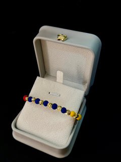 PULSERA OFICIAL DE LA SELECCION COLOMBIA ORO LAMINADO